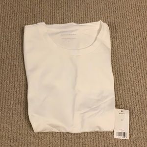 NWT- Banana Republic crewneck white tee